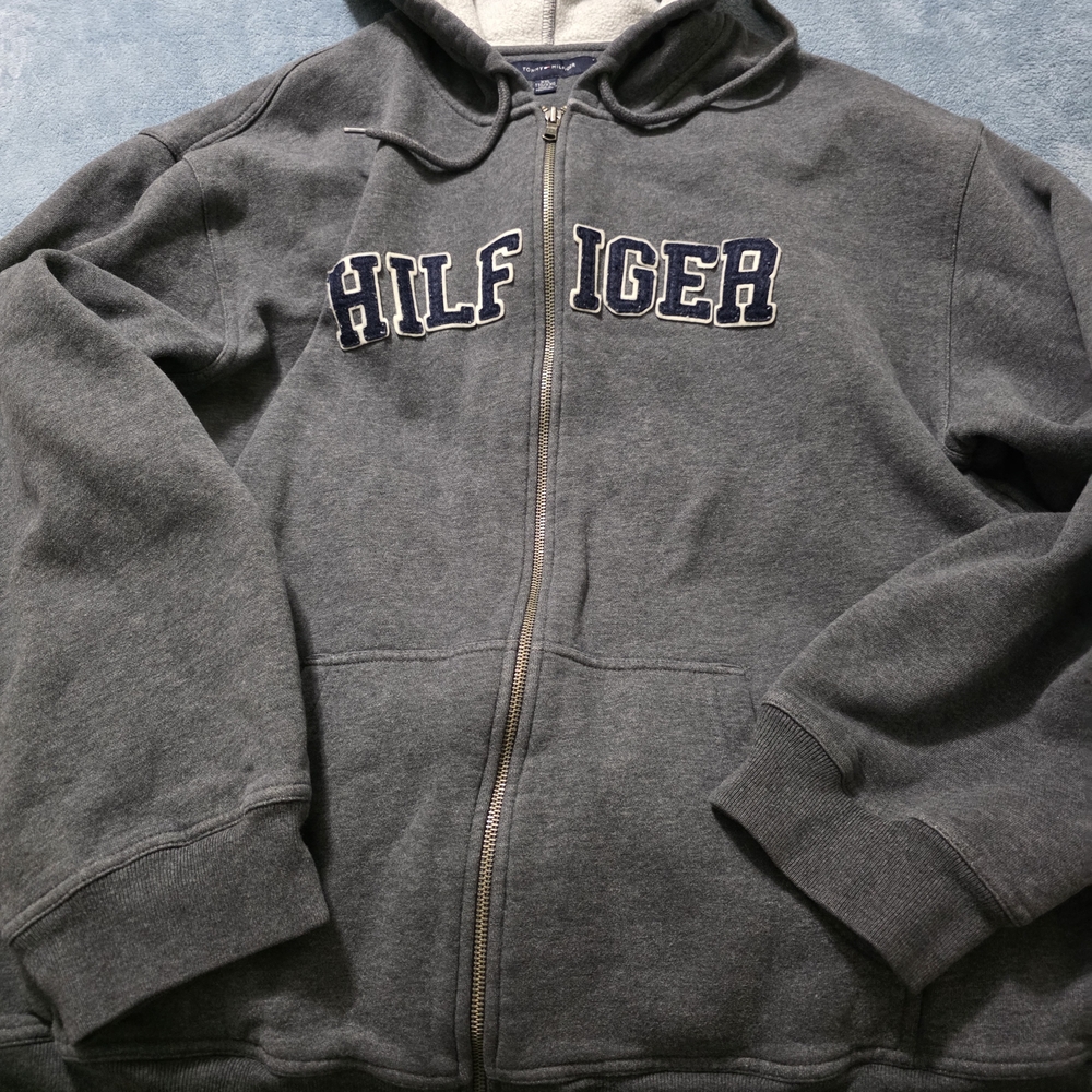 Tommy Hilfiger Charcoal Fleece Jacket